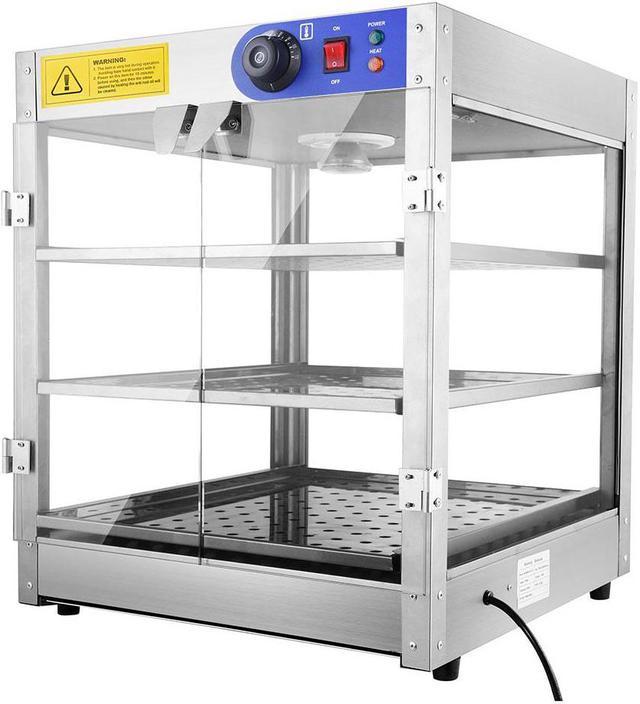 3 Tier Countertop Food Warmer Commercial Pastry Catering Display Case 110V,  1 - Kroger