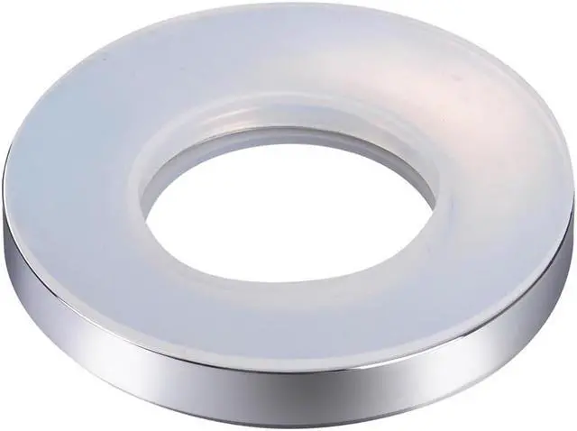 Alt view image 7 of 7 - Square Tempered Glass Vessel Sink Basin with Chrome Mounting Ring and 1 1/2" Pop Up Drain Combo Set