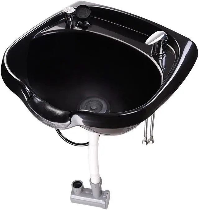 Main image of Byootique Large Shampoo Bowl Hair Sink w/ CUPC Vacuum Breaker Neck Rest Beauty Salon Barber Shop
