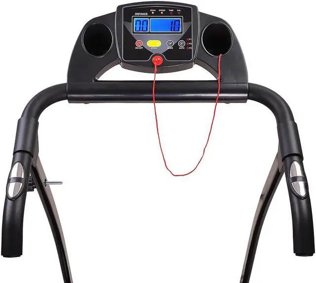 Alt view image 6 of 13 - 1100W Folding Electric Treadmill Portable Power Motorized Machine Running Jogging Gym Fitness