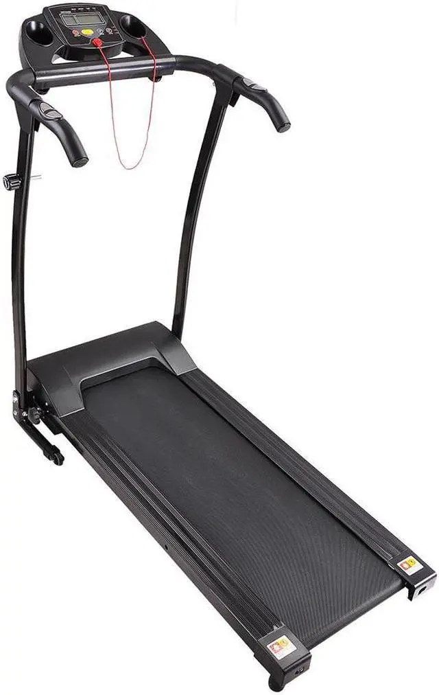 Alt view image 4 of 13 - 1100W Folding Electric Treadmill Portable Power Motorized Machine Running Jogging Gym Fitness
