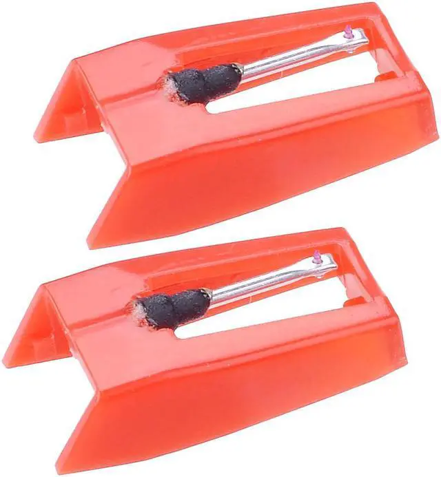 Main image of Pack of 2 Replacement Stylus Turntable Needle for Vinyl Record Player Ruby Tipped