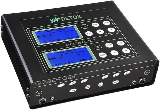 Alt view image 2 of 7 - Dual User Foot Bath Machine Ionic Detox Foot Spa Cell Cleanse Machine LCD Tool