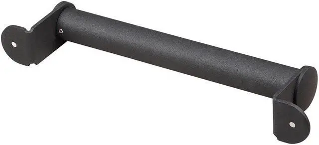 Alt view image 5 of 7 - 2x 10" Sliding Barn Door Cylindrical Handle Heavy Duty Cast Iron Pull Gate Shed Cabinet Matte Black