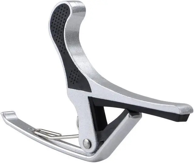 Main image of Change Tune Clamp Key Trigger Capo For Acoustic Electric Classical Guitar Silver