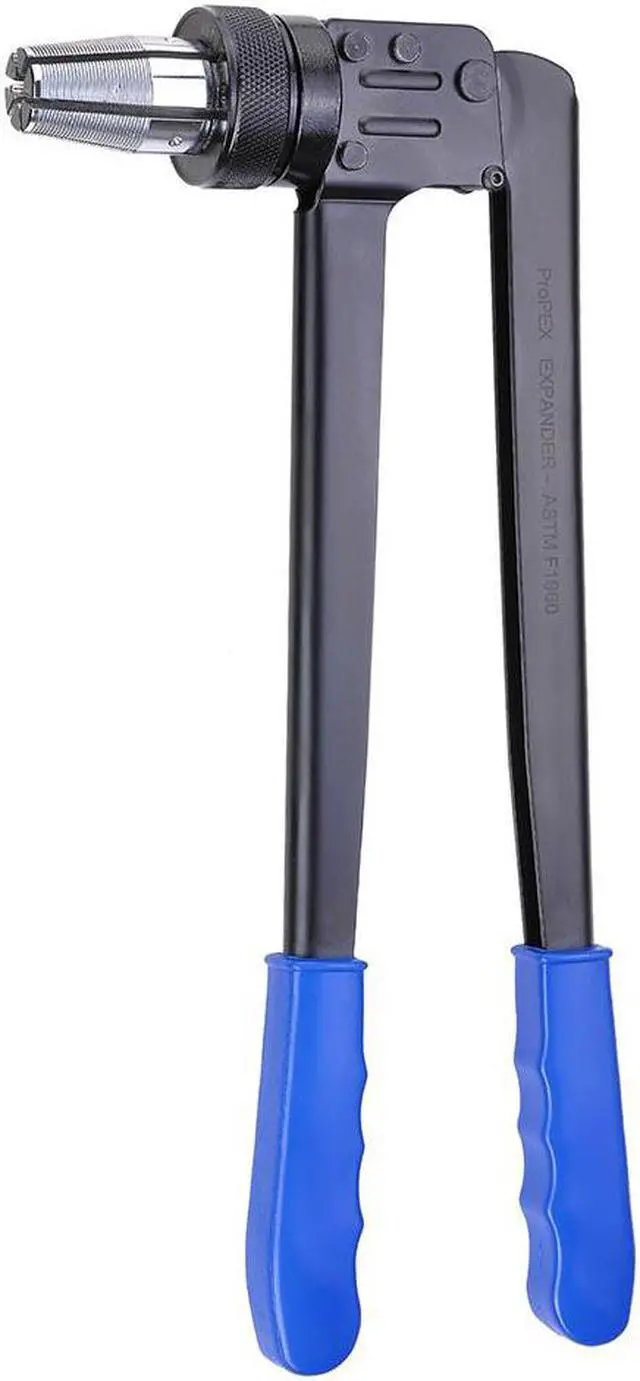 Alt view image 7 of 7 - PEX Expansion Tool Kit Tube Expander w/ 1/2" 3/4 1 Expander Heads Carry Case