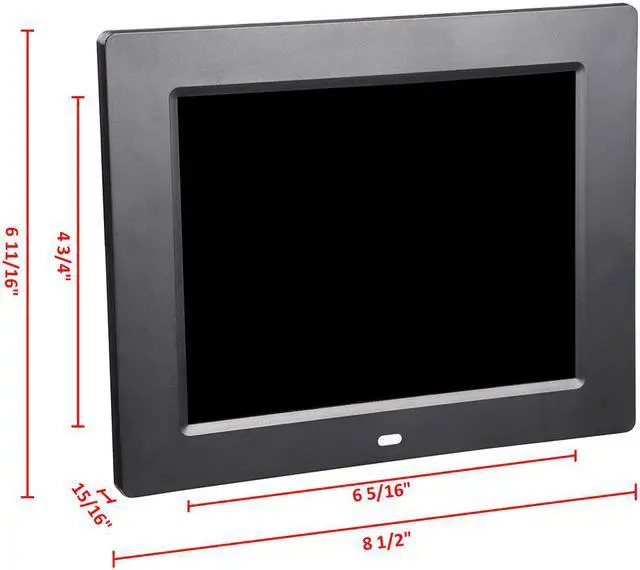 Alt view image 4 of 13 - 8" Large Digital LCD Day Clock 6 Alarm Options Dimmable Calendar Dementia Home Wall Table Black
