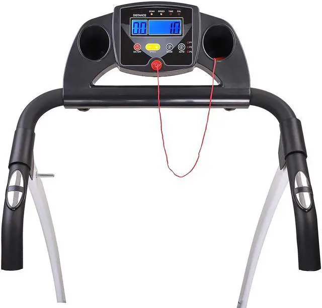 Alt view image 8 of 14 - 1100W Folding Electric Treadmill Portable Power Motorized Machine Running Jogging Gym Fitness