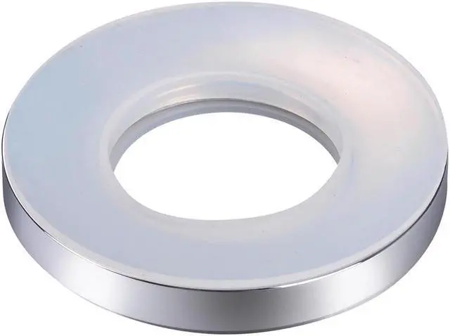 Alt view image 7 of 7 - Square Tempered Glass Vessel Sink Basin with Chrome Mounting Ring and 1 5/8" Pop Up Drain Combo Set