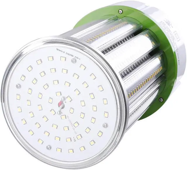 Alt view image 4 of 7 - 80W LED Corn Light Bulb E39 10400LM 5000K 560Pcs SMD2835 UL Listed Garage Factory Warehouse
