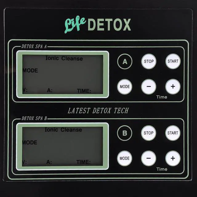 Alt view image 5 of 7 - Dual User Foot Bath Machine Ionic Detox Foot Spa Cell Cleanse Machine LCD Tool