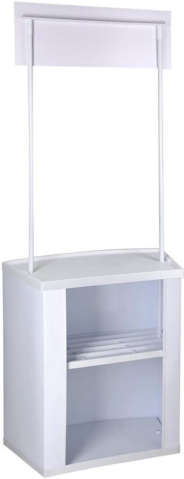 Alt view image 4 of 7 - Portable Promotion Counter Table Booth Kiosk Trade Show Display Banner Stand