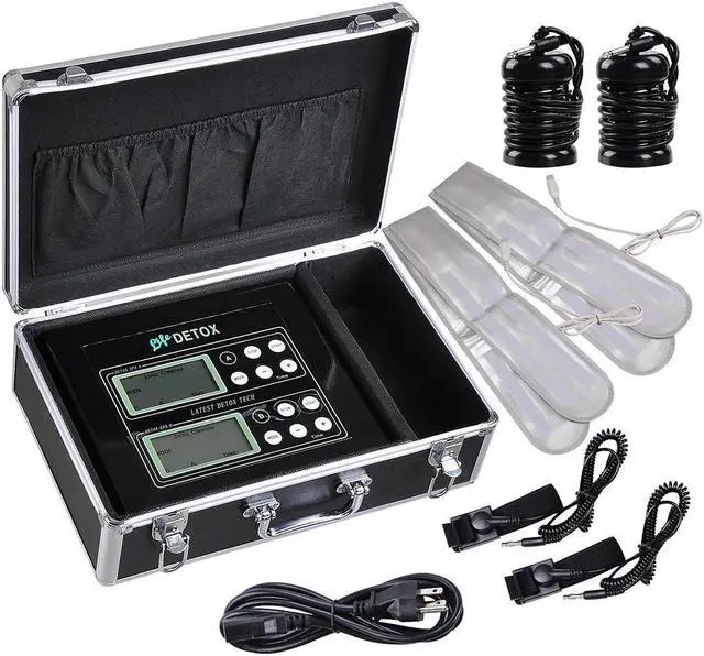 Main image of Dual User Foot Bath Machine Ionic Detox Foot Spa Cell Cleanse Machine LCD Tool