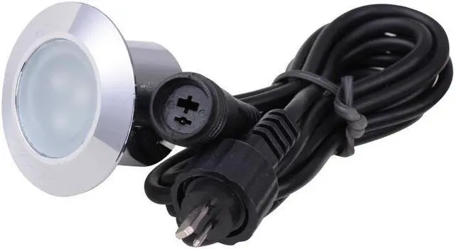 Alt view image 2 of 12 - Set of 5 Warm White LED Deck Lights Garden Malls Landscape LED Lights Low Voltage Waterproof