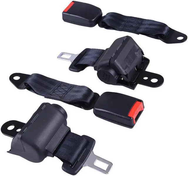 Main image of Yescom Universal Golf Cart Seat Lap Belts Retractable for EZGO/Yamaha/Club Car 2 Pieces