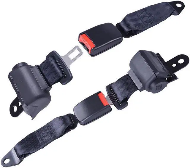 Alt view image 5 of 7 - Yescom Retractable Golf Cart Seat Belts & Bracket Kit for Club Car Yamaha EZGO TXT&RXV