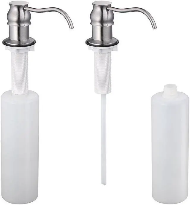 Alt view image 2 of 5 - Aquaterior® Built In Soap Dispenser Liquid Lotion Pump f/ Kitchen Bathroom Sink 400ml BN