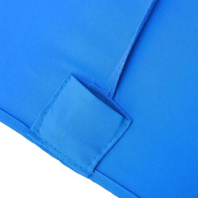 Alt view image 5 of 7 - Patio Rectangle Umbrella Canopy Replacement Parasol Sunshade Cover f/ 6.5x10 ft Umbrella