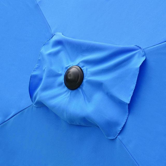 Alt view image 4 of 7 - Patio Rectangle Umbrella Canopy Replacement Parasol Sunshade Cover f/ 6.5x10 ft Umbrella