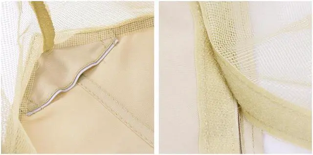 Alt view image 5 of 13 - Yescom 10x10Ft Canopy Cover Top 2Tier PU Water Resistance for Brand_Model Walmart/MS17-31-4-2 Arrow Gazebo Outdoor Beige