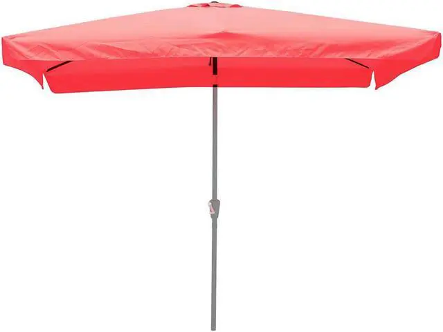 Alt view image 4 of 7 - 10x6ft Universal Replacement Umbrella Canopy with Tippet Top Cover Patio Beach