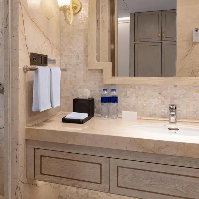 Alt view image 6 of 6 - Aquaterior Bathroom Towel Set Highly Absorbent Hand Bath Face Towel Hotel