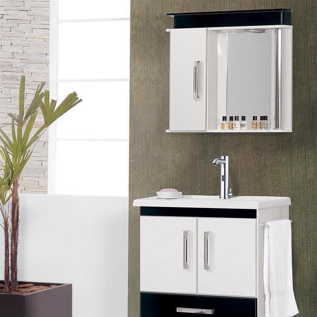 Alt view image 3 of 7 - Aquaterior Automatic Sensor Bathroom Faucet 1 Hole Touchless Above Counter Sink Mixer Tap
