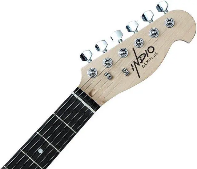 Alt view image 3 of 5 - Monoprice Retro DLX Plus Solid Ash Electric Guitar - Natural, With Gig Bag, Ash Body, Maple Neck, Professionally Set-up in the US - Indio Series