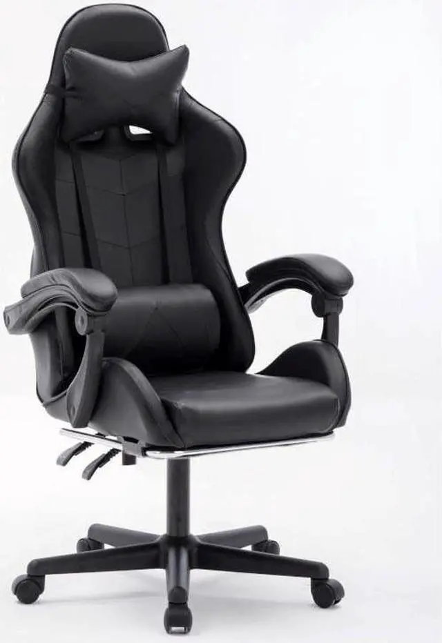 Alt view image 2 of 5 - MPM Ergonomic Gaming Chair with Height Adjustable, Headrest and Lumbar Support Swivel Chair, 250lbs Weight Capacity, For Working, Studying and Gaming
