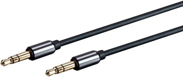 Alt view image 2 of 6 - Monoprice Onyx Series Auxiliary 3.5mm TRS Audio Cable, 1ft