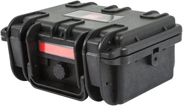 Alt view image 4 of 7 - Monoprice Weatherproof Hard Case - 8in x 7in x 4in With Customizable Foam, IP67, Shockproof, Customizable Name Plate