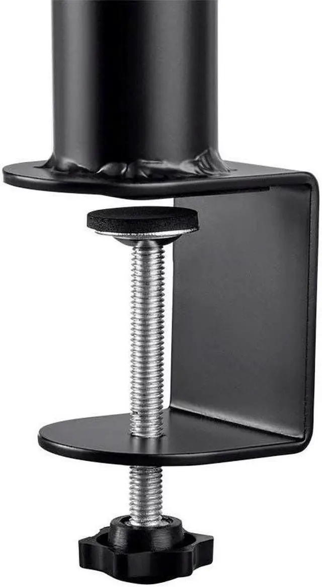 Alt view image 5 of 6 - Monoprice Clamp-mounted Desktop Studio Monitor Stands (Pair) Heavy Duty Steel, Adjustable Height, Support Up to 22 lbs, Includes Antislip Pads - Stage Right Series