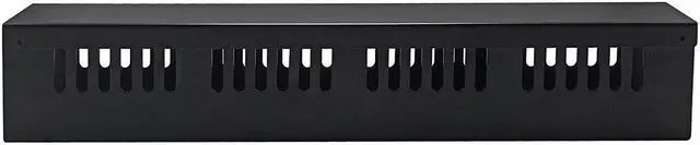 Alt view image 4 of 6 - Monoprice 1U 19in Metal Rackmount Cable Management Panel, Protects Cables, Promotes Good Airflow, Easy Grouping of Cables, Cable Organization