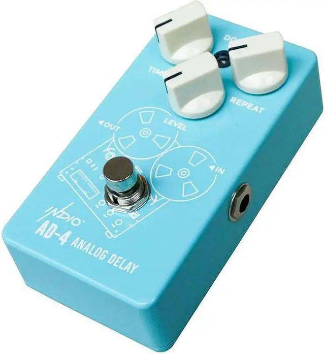 Alt view image 2 of 5 - Monoprice AD-4 True Bypass Vintage Analog Delay Guitar Effect Pedal - Indio Series