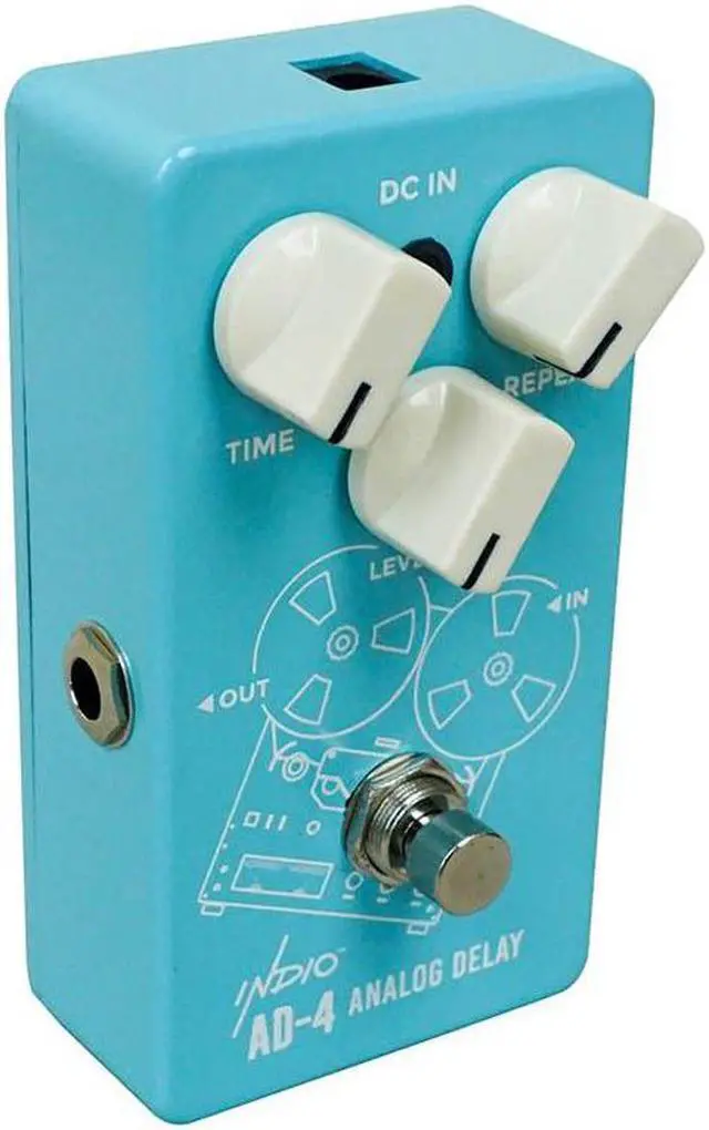 Alt view image 5 of 5 - Monoprice AD-4 True Bypass Vintage Analog Delay Guitar Effect Pedal - Indio Series
