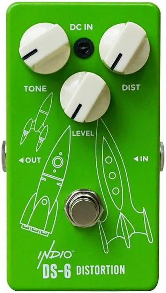 Main image of Monoprice DS-6 True Bypass Analog Vintage Distortion Full-size Guitar Effect Pedal - Indio Series