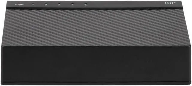 Alt view image 4 of 7 - Monoprice 5-Port 10/100/1000Mbps Gigabit Ethernet Unmanaged Switch