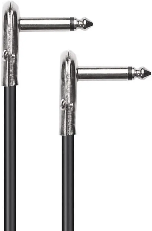 Alt view image 5 of 6 - Monoprice Low Profile 6in Guitar Effects Pedal and Pedalboard Patch Cable (6-Pack) RightAngle 1/4 Inch TS, 24AWG Wire Gauge - Indio Series