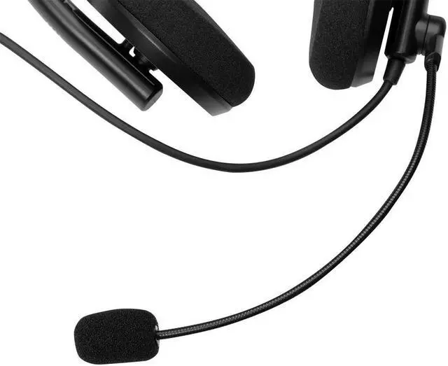 Alt view image 5 of 6 - Monoprice WFH 3.5mm + USB Wired Back to Basics Web Meeting Headset, Lightweight, with Adjustable Mic and USB Inline Controller, for Virtual Meetings - Workstream Collection