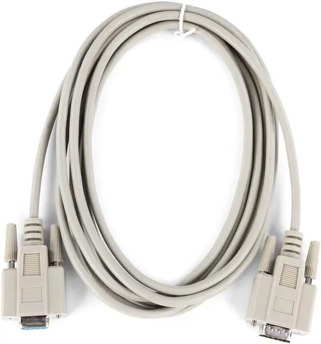 Alt view image 5 of 6 - Monoprice 10ft Molded DB9 Male/Female Serial Cable