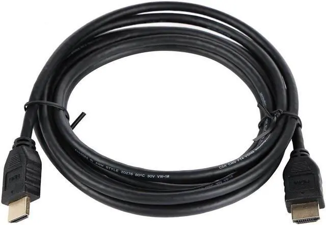 Alt view image 4 of 10 - Monoprice Premium High Speed HDMI Cable - 6 Feet - Black | 4K@60Hz, HDR, 18Gbps, YCbCr 4:4:4, OD 0.22in, 30AWG, CL2 - Commercial Series