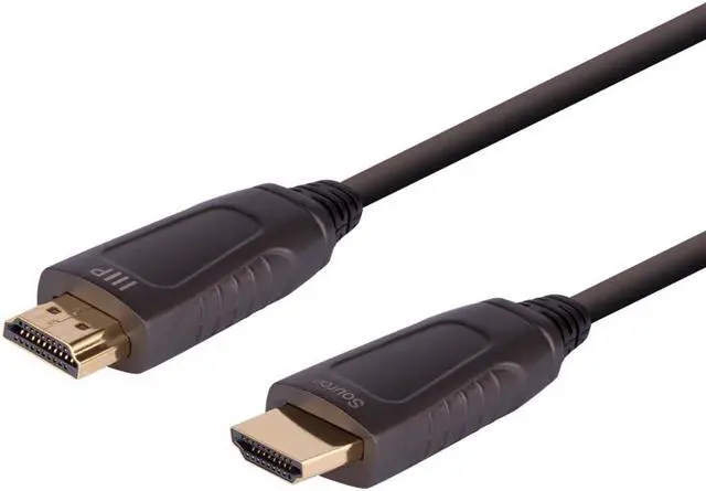 Alt view image 2 of 14 - Monoprice 8K Certified Ultra High Speed Active HDMI Cable - 20 Meters (65 Feet) HDMI 2.1, AOC, for PlayStation 5, Xbox Series X, Xbox Series S - SlimRun AV Series