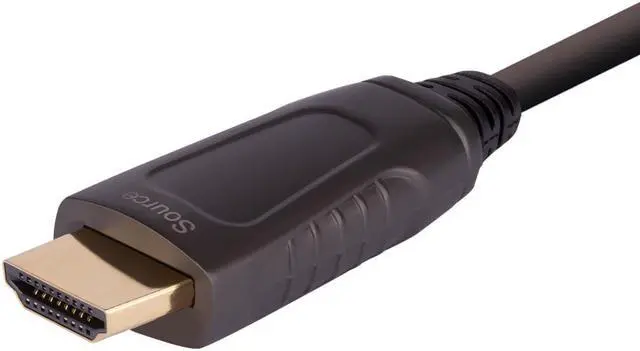 Alt view image 4 of 8 - Monoprice 8K Certified Ultra High Speed Active HDMI Cable - 10 Meters (32 Feet) HDMI 2.1, AOC, for PlayStation 5, Xbox Series X, Xbox Series S - SlimRun AV Series