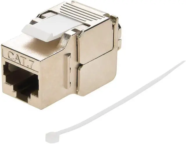 Alt view image 6 of 12 - Monoprice Cat7 or Cat6A RJ-45 Shielded Toolless Keystone Jack (10 pack) Shielded, Tool-Free Connection -  Entegrade Series