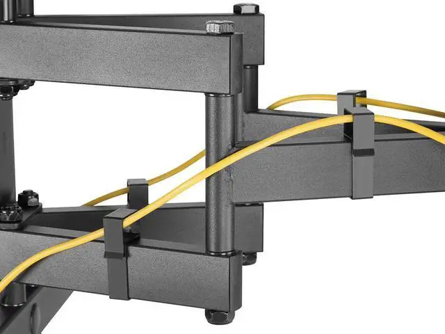 Alt view image 3 of 13 - Monoprice Full-Motion Articulating TV Wall Mount Bracket For LED TVs 43in to 90in, Max Weight 132 lbs, Extension Range of 3in to 16.9in, VESA Up to 800x400, Fits Curved Screens - Commercial Series
