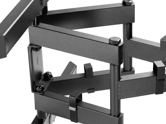 Alt view image 6 of 13 - Monoprice Full-Motion Articulating TV Wall Mount Bracket For LED TVs 43in to 90in, Max Weight 132 lbs, Extension Range of 3in to 16.9in, VESA Up to 800x400, Fits Curved Screens - Commercial Series