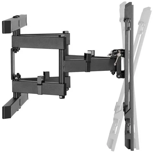 Alt view image 5 of 13 - Monoprice Full-Motion Articulating TV Wall Mount Bracket For LED TVs 43in to 90in, Max Weight 132 lbs, Extension Range of 3in to 16.9in, VESA Up to 800x400, Fits Curved Screens - Commercial Series