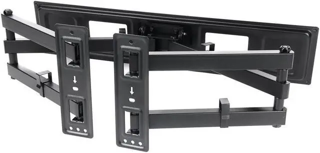 Alt view image 4 of 8 - Monoprice Corner Friendly Full-Motion Articulating TV Wall Mount Bracket For TVs 32in to 70in, Max Weight 99lbs, VESA Patterns Up to 600x400, Fits Curved Screens - Cornerstone Series