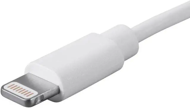 Alt view image 4 of 14 - Monoprice Lightning to USB Charge & Sync Cable - 3 Feet - White | Apple MFi Certified for iPhone X, 8, 8 Plus, 7, 7 Plus, 6, 6 Plus, 5S , iPad Pro