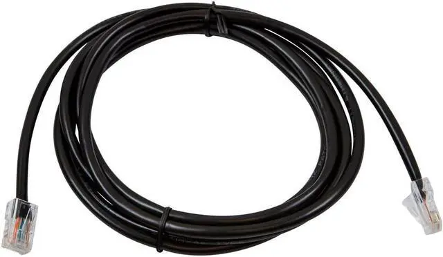 Alt view image 2 of 6 - Monoprice Cat5e Ethernet Patch Cable - 7 Feet - Black | Network Internet Cord - RJ45, Stranded, 350Mhz, UTP, Pure Bare Copper Wire, 24AWG - Zeroboot Series
